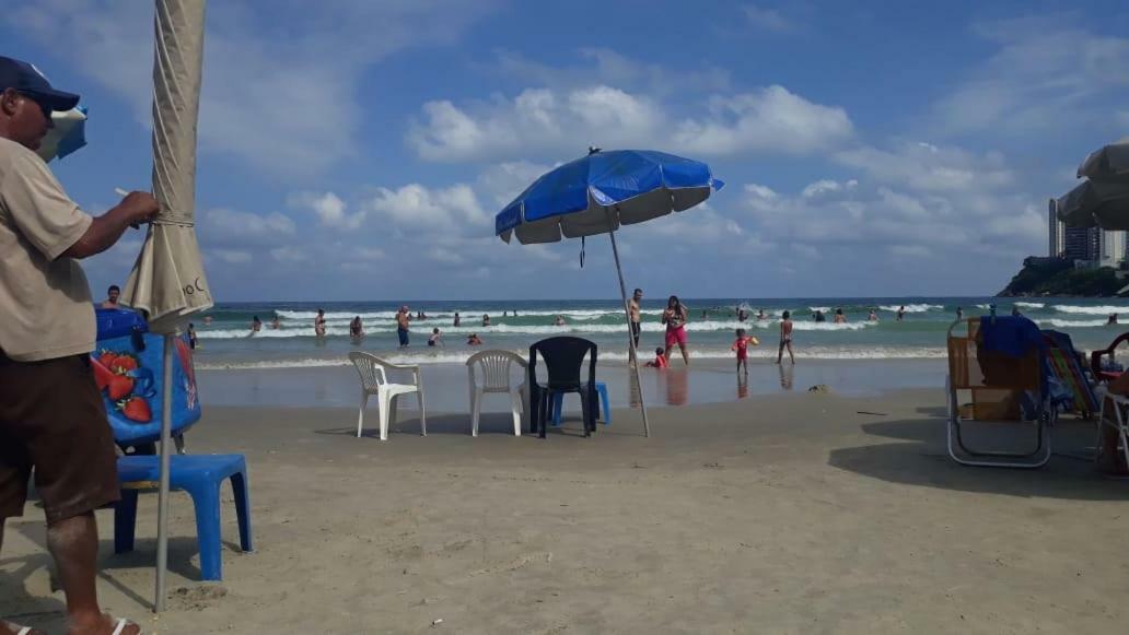 Apto Guaruja De Frente Para O Mar - Praia Asturias Eksteriør bilde